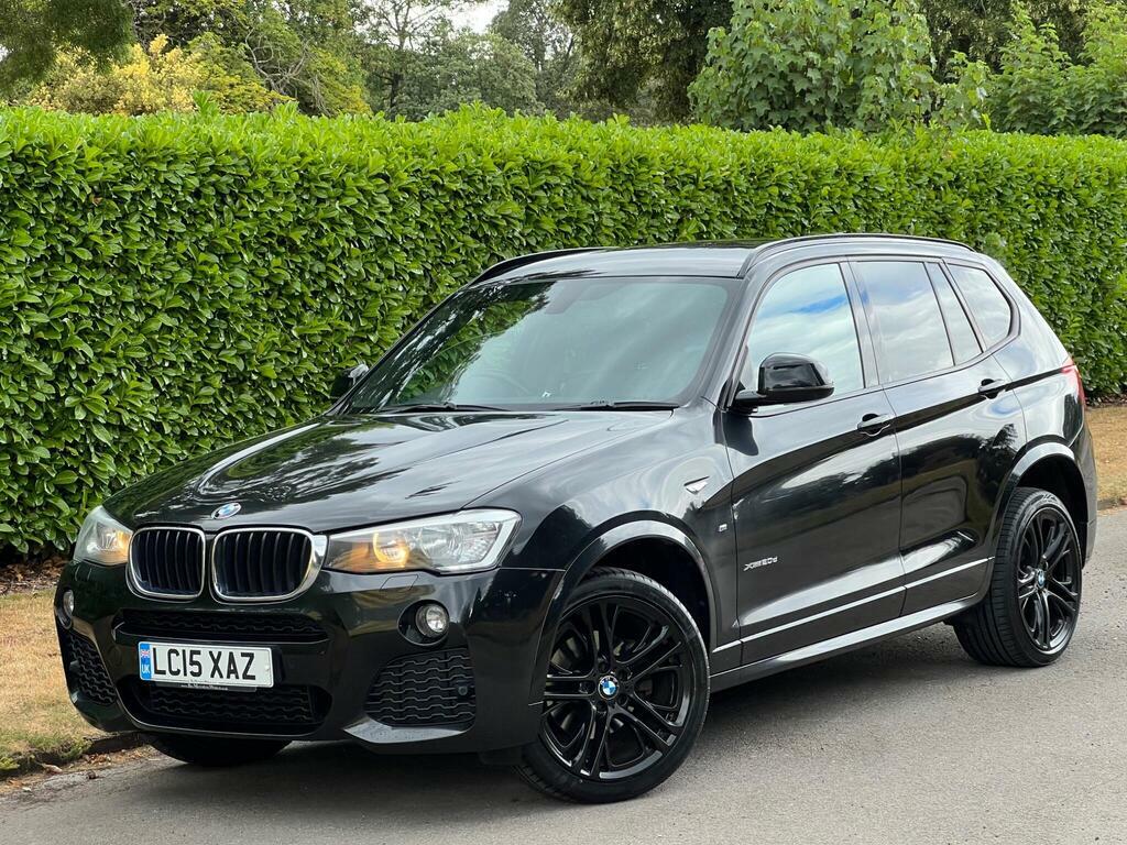 BMW X3 2.0 20D M Sport Xdrive Euro 6 S S LC15XAZ Black #3