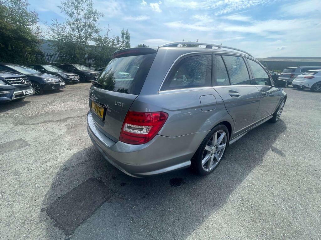 Mercedes-Benz C Class Saloon 1.8 C180 Blueefficiency Sport G-tronic Eur Silver #9