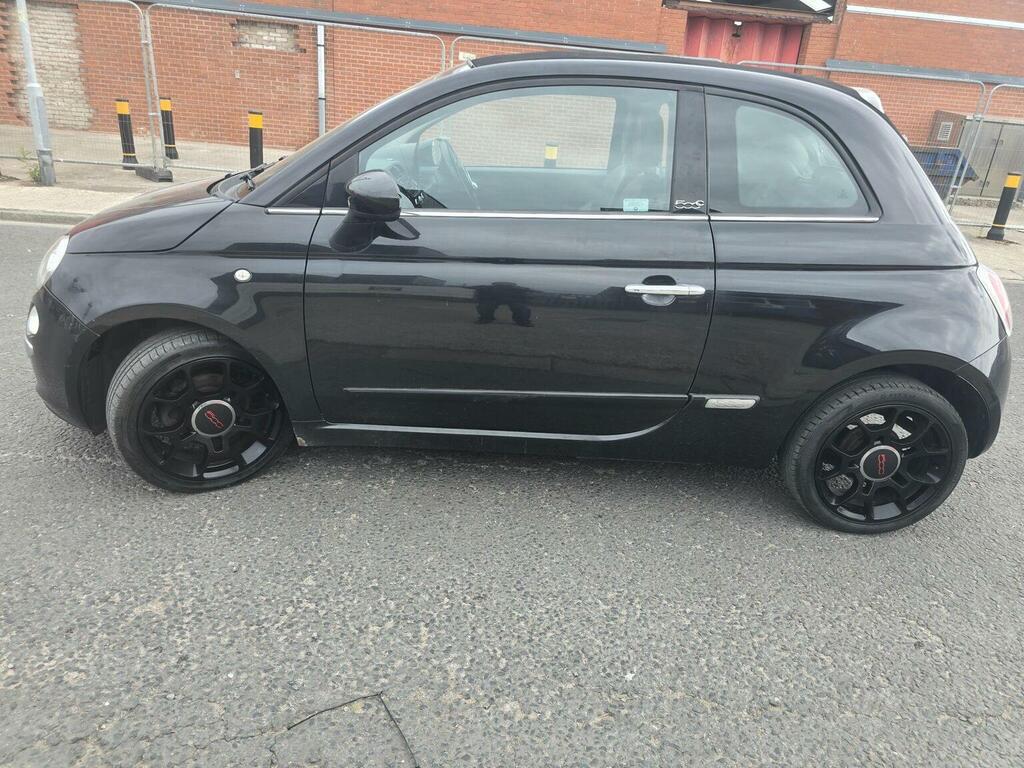 Fiat 500C Convertible 0.9 Twinair Lounge Euro 5 Ss 2 LT12OBW Black #4