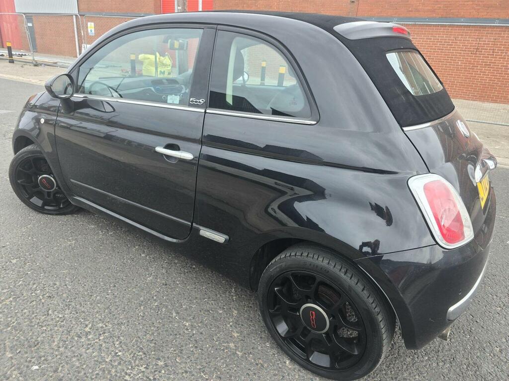 Fiat 500C Convertible 0.9 Twinair Lounge Euro 5 Ss 2 LT12OBW Black #5