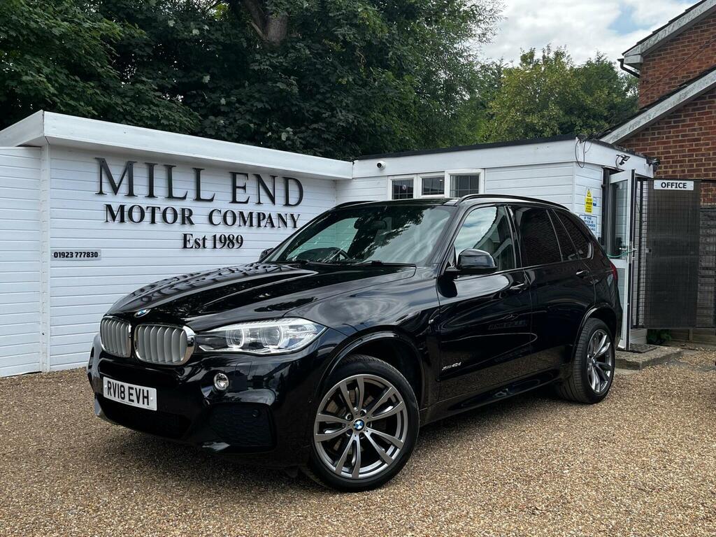BMW X5 Suv 3.0 40D M Sport Xdrive Euro 6 Ss RV18EVH Black