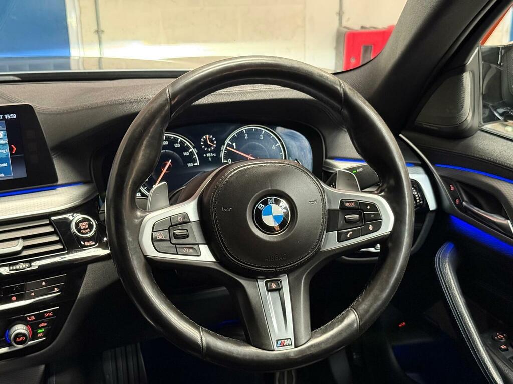 BMW 5 Series 530D Xdrive M Sport Blue #47