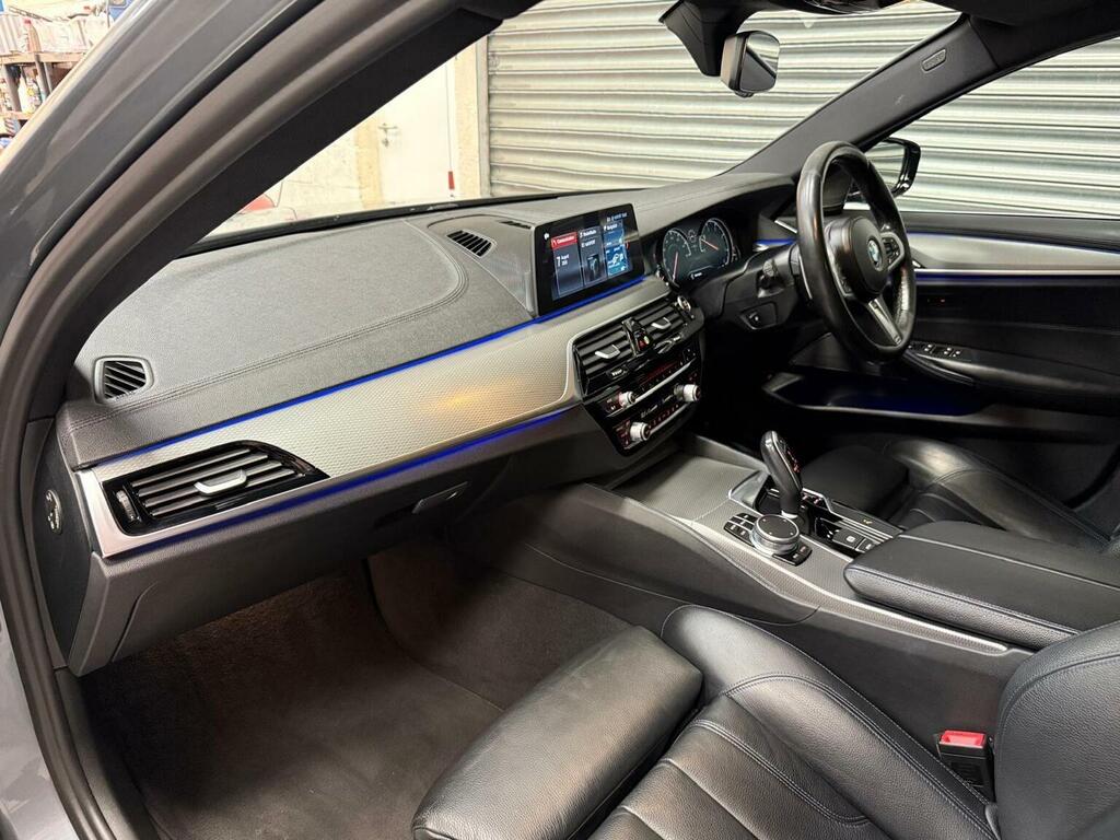 BMW 5 Series 530D Xdrive M Sport Blue #32