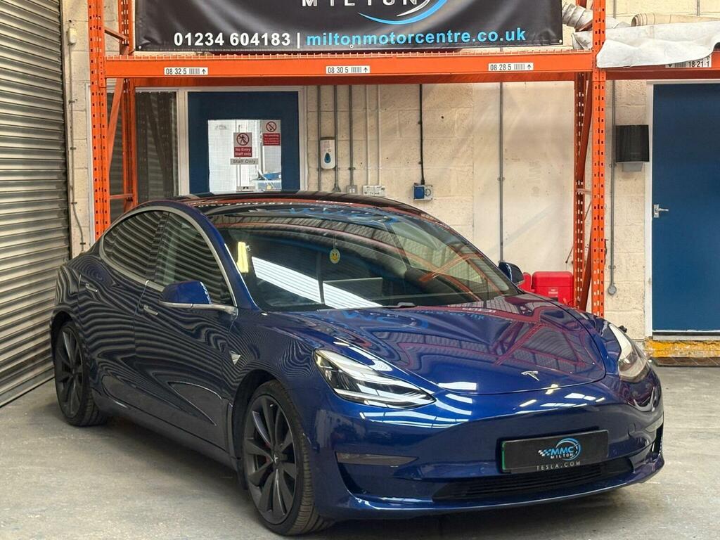 Tesla Model 3 Saloon Dual Motor Performance 4Wde Per EF20TOJ Blue #5
