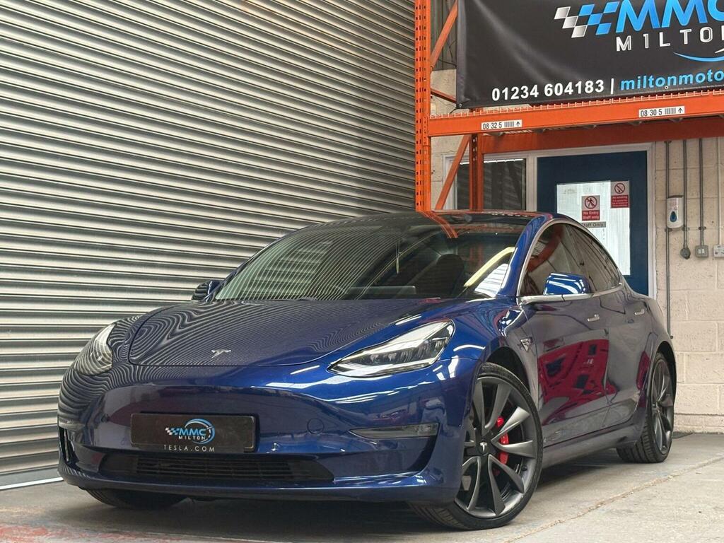 Tesla Model 3 Saloon Dual Motor Performance 4Wde Per EF20TOJ Blue #4