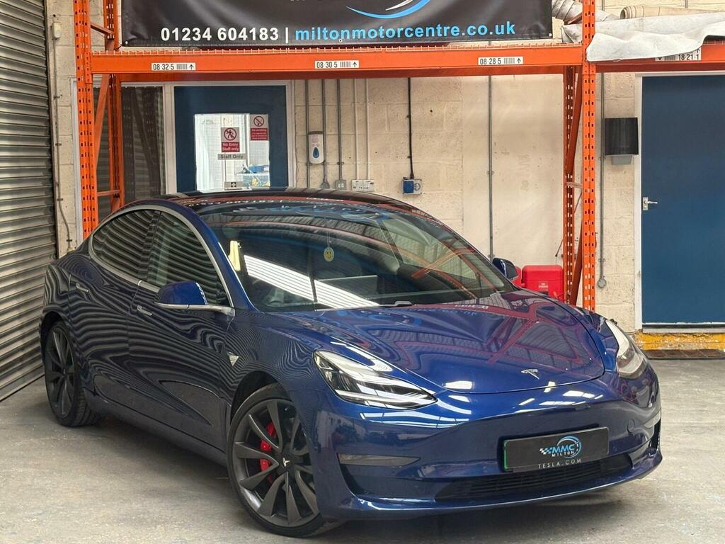 Tesla Model 3 Saloon Dual Motor Performance 4Wde Per Blue
