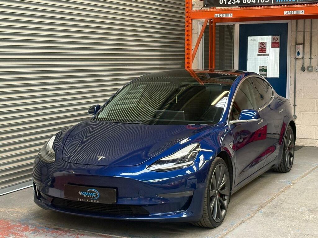 Tesla Model 3 Saloon Dual Motor Performance 4Wde Per EF20TOJ Blue #6