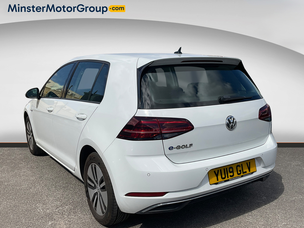 Volkswagen e-Golf E- White #4