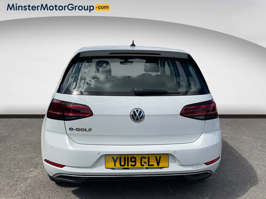 Volkswagen e-Golf E- White #3