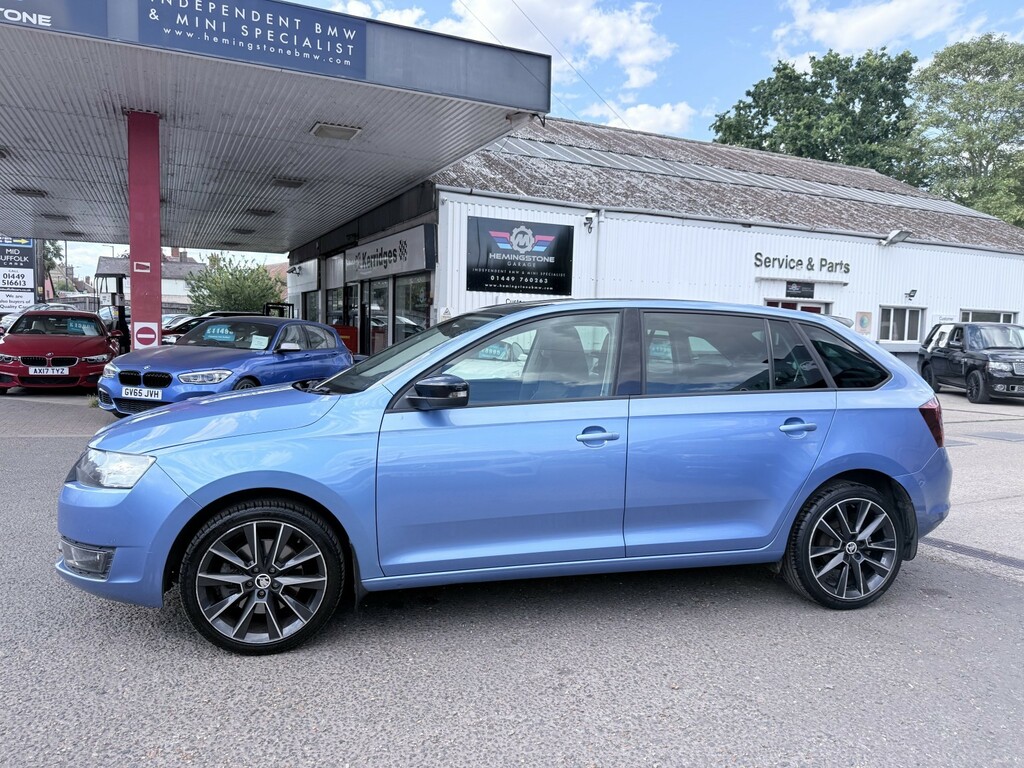 Skoda Rapid Spaceback 1.2 Tsi Se Sport Blue #5