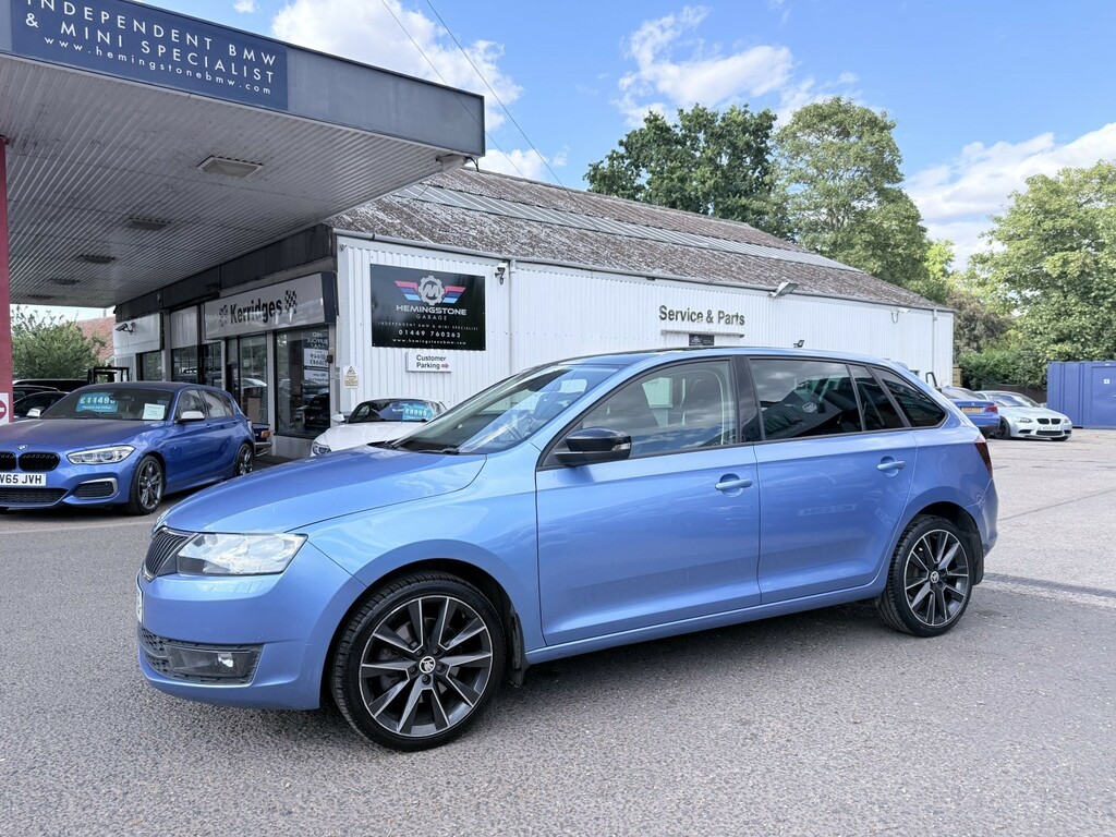 Skoda Rapid Spaceback 1.2 Tsi Se Sport Blue #4