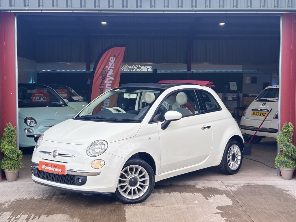 Fiat 500C Convertible 1.2 500C 1.2 Lounge 2012 White #2