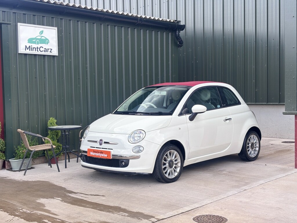 Fiat 500C Convertible 1.2 500C 1.2 Lounge 2012 White