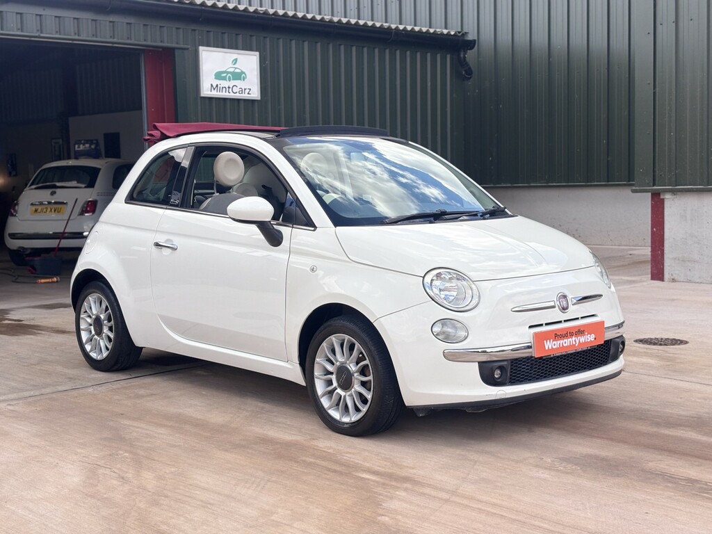 Fiat 500C Convertible 1.2 500C 1.2 Lounge 2012 White #3
