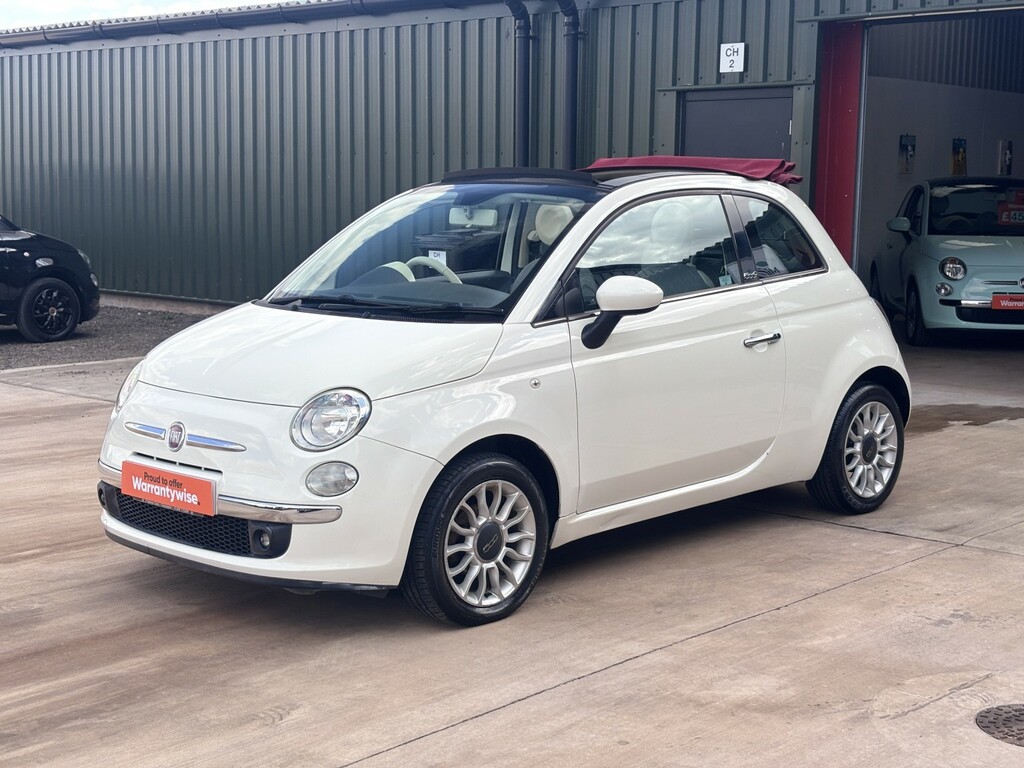 Fiat 500C Convertible 1.2 500C 1.2 Lounge 2012 White #5