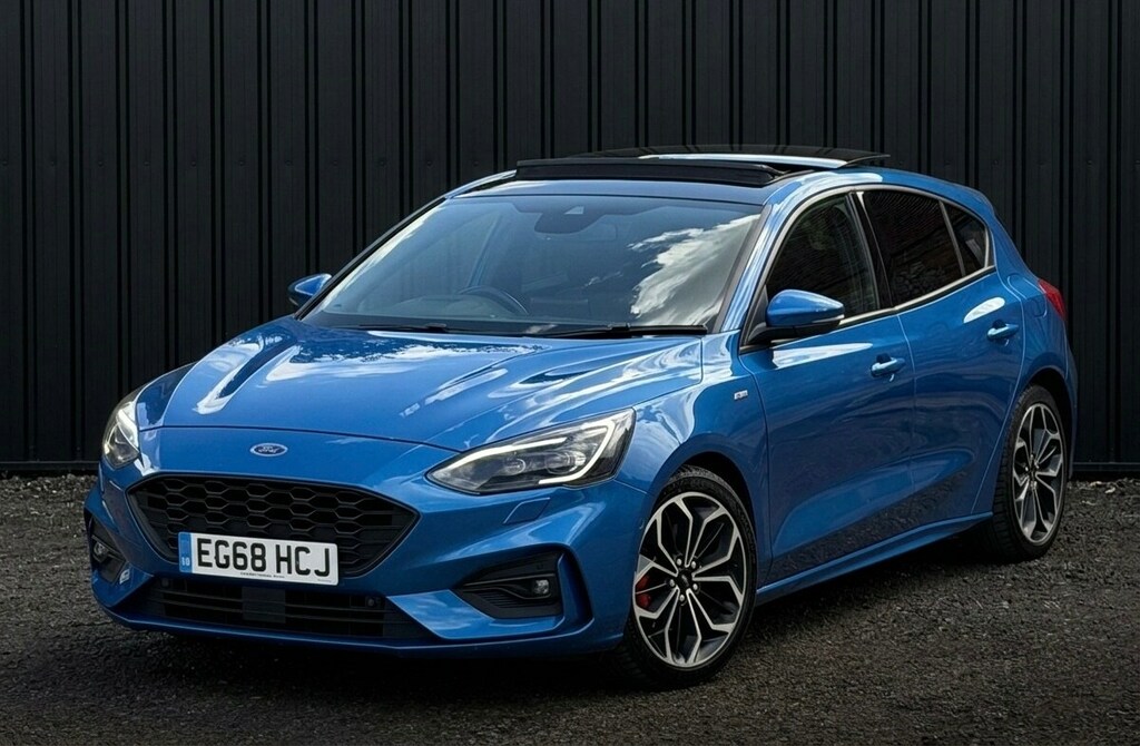 Ford Focus 2.0 Ecoblue St-line X EG68HCJ Blue #2