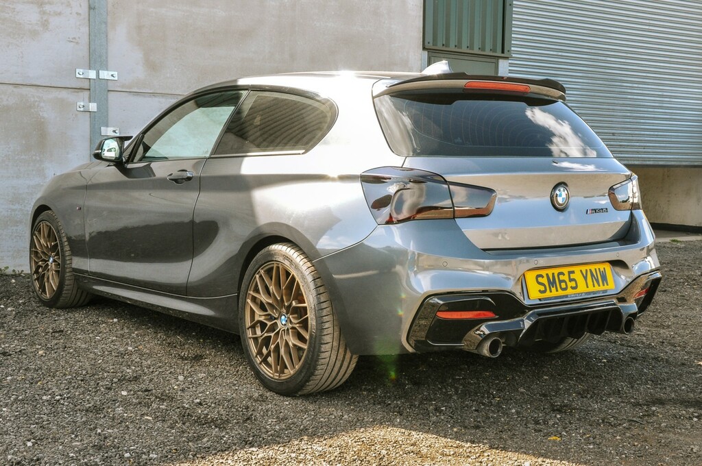 BMW 1 Series Hatchback 3.0 M135i 3-Door Sports 2015 SM65YNW Grey #4
