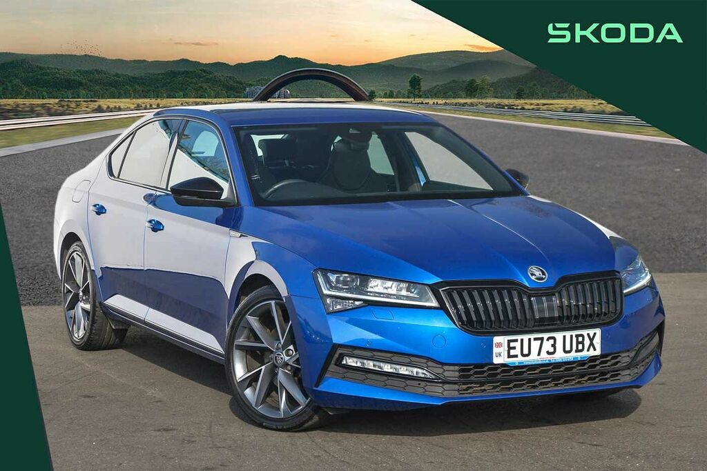 Skoda Superb 1.5 Tsi 150Ps Sportline Plus Act Dsg Hatch Blue