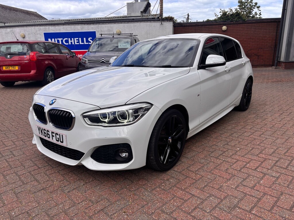 BMW 1 Series 116D M Sport Nav Step White #3