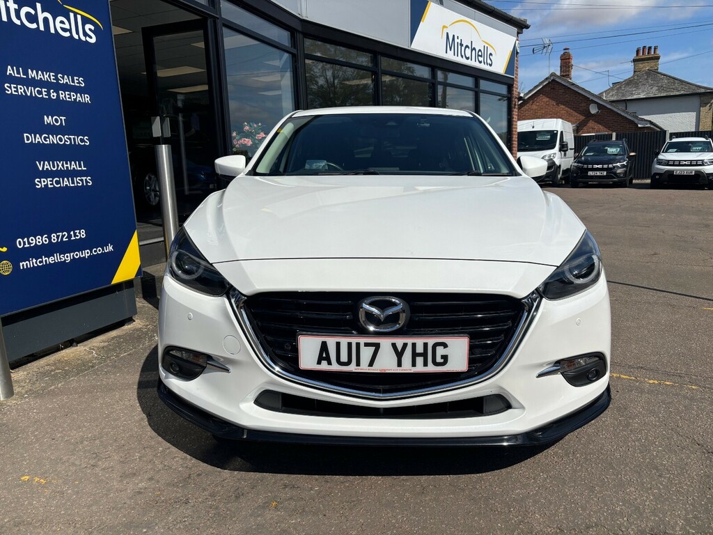 Mazda 3 2.0 Sport Nav AU17YHG White #2