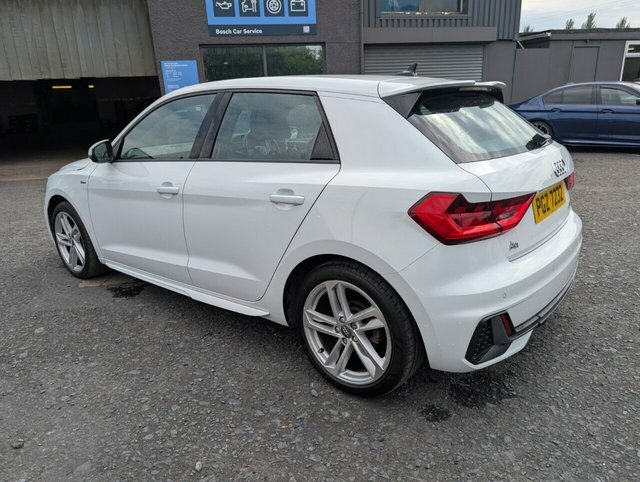 Audi A1 1.0 Tfsi 30 S Line Sportback Eur PGZ7232 White #6
