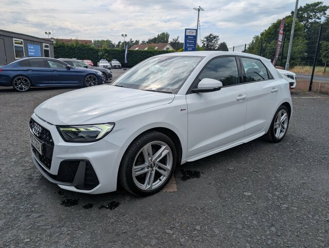 Audi A1 1.0 Tfsi 30 S Line Sportback Eur PGZ7232 White #4