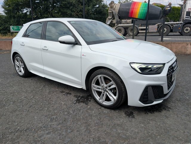 Audi A1 1.0 Tfsi 30 S Line Sportback Eur PGZ7232 White #2