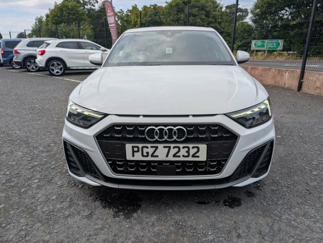 Audi A1 1.0 Tfsi 30 S Line Sportback Eur PGZ7232 White #3