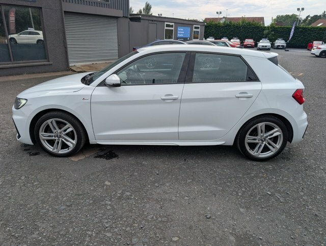 Audi A1 1.0 Tfsi 30 S Line Sportback Eur PGZ7232 White #5