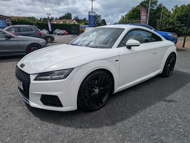 Audi TT 1.8 Tfsi S Line Coupe Euro 6 S YA17YRR White #4
