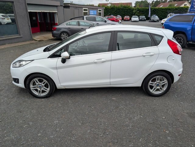 Ford Fiesta 1.0T Ecoboost Zetec Hatchback Eu BV14SNY White #5