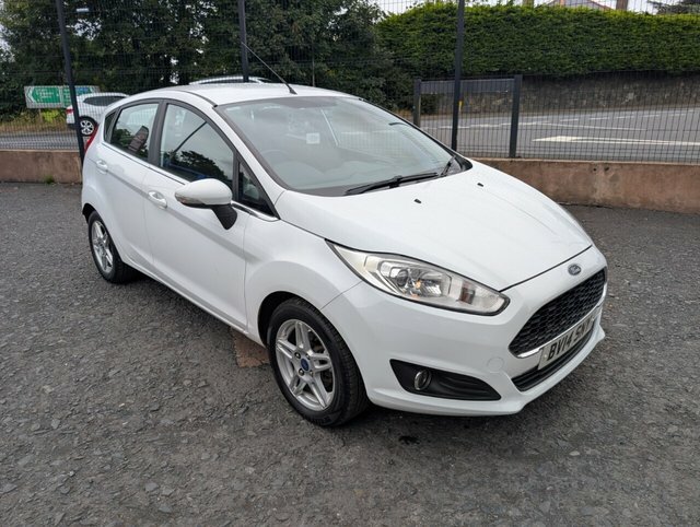 Ford Fiesta 1.0T Ecoboost Zetec Hatchback Eu BV14SNY White #2