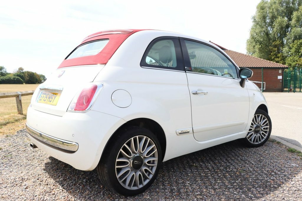 Fiat 500C Convertible 1.2 Lounge Euro 6 Ss 201515 White #9
