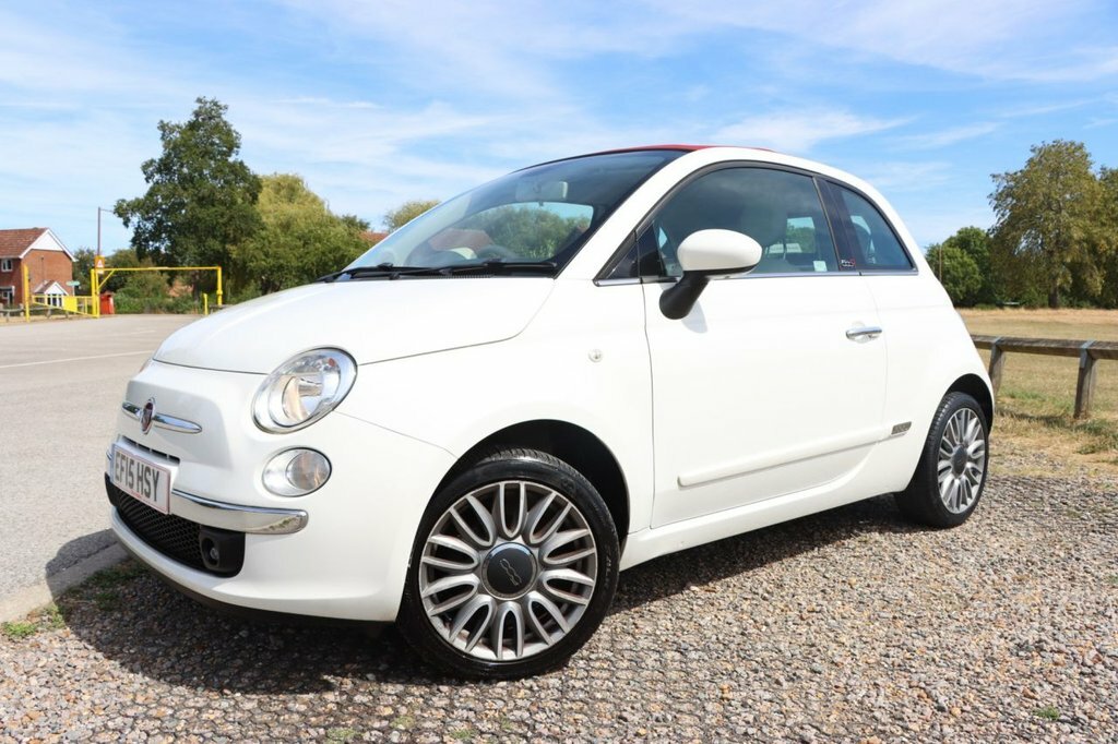 Fiat 500C Convertible 1.2 Lounge Euro 6 Ss 201515 White #8