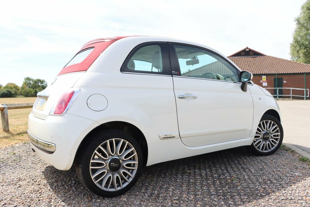 Fiat 500C Convertible 1.2 Lounge Euro 6 Ss 201515 White #10
