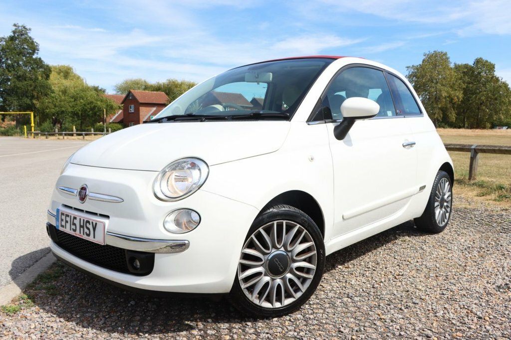 Fiat 500C Convertible 1.2 Lounge Euro 6 Ss 201515 White #7