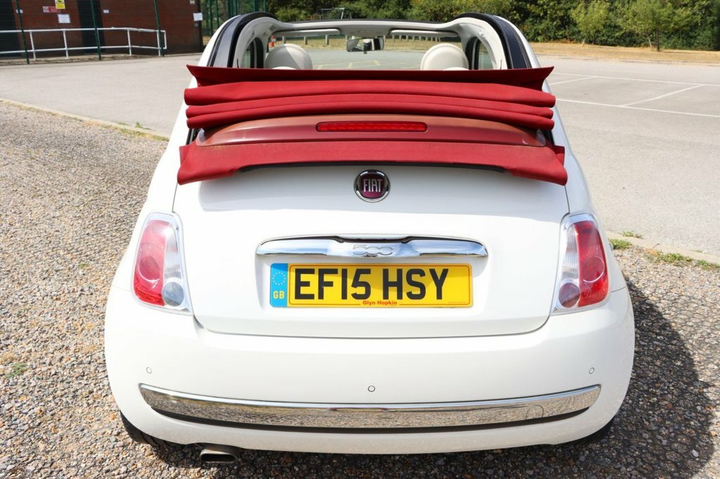Fiat 500C Convertible 1.2 Lounge Euro 6 Ss 201515 White #23