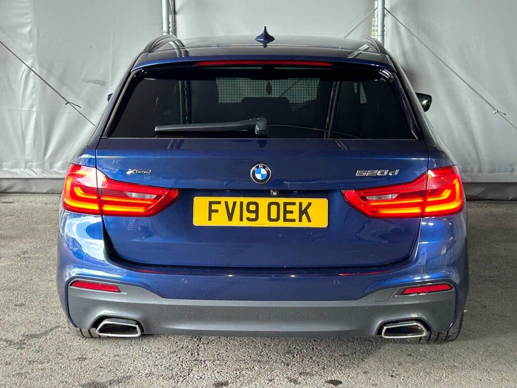 BMW 5 Series 2.0 520D M Sport Touring Xdrive Euro 6 Ss FV19OEK Blue #5