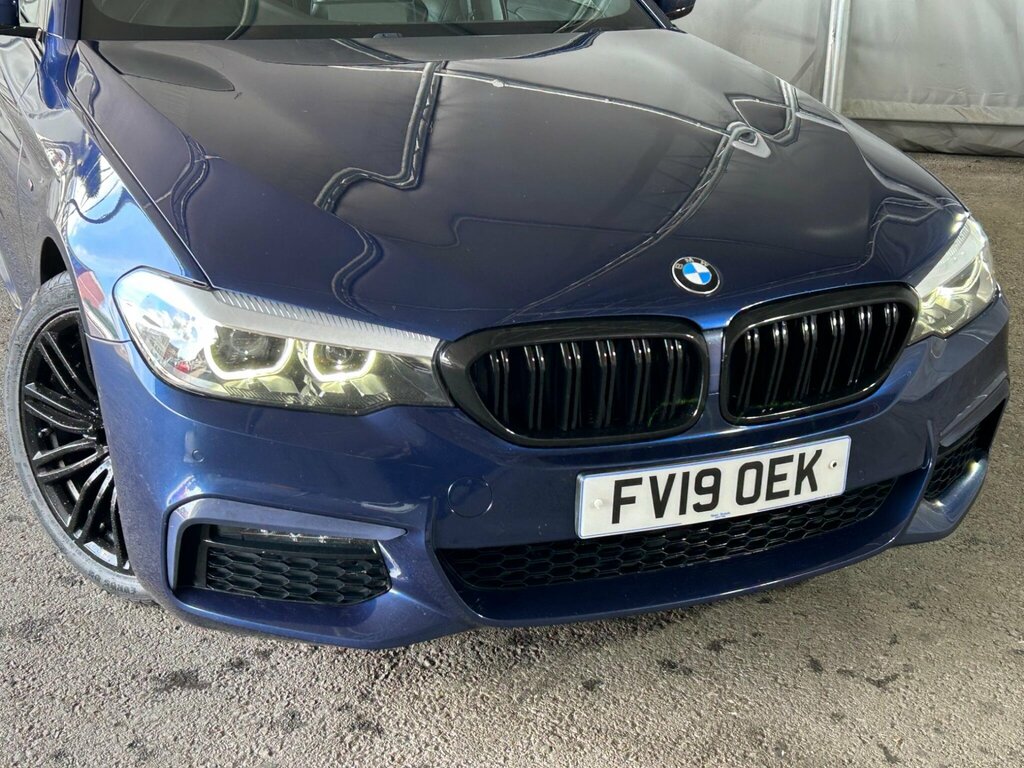 BMW 5 Series 2.0 520D M Sport Touring Xdrive Euro 6 Ss FV19OEK Blue #2