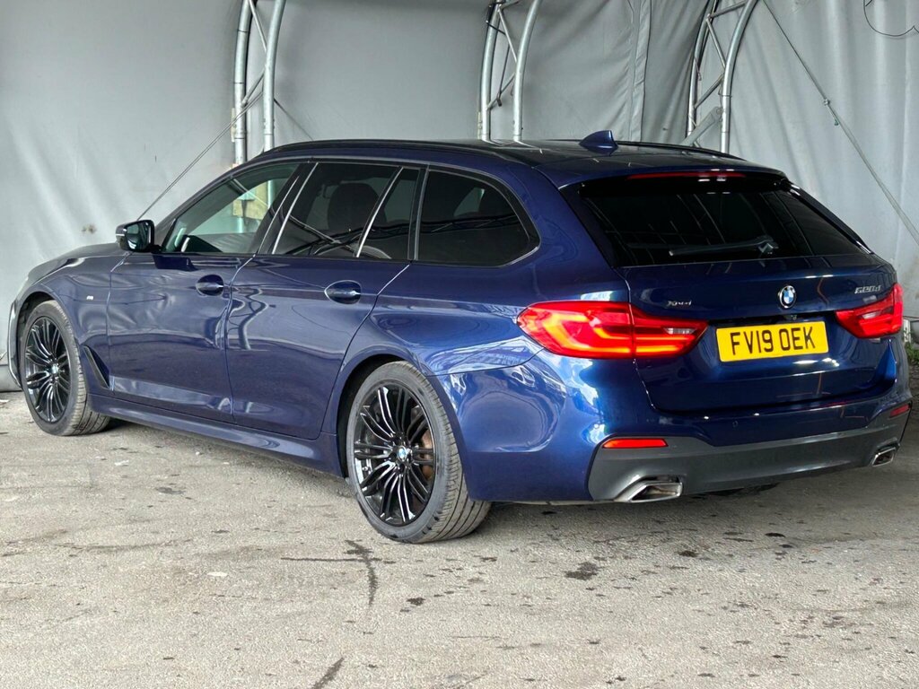 BMW 5 Series 2.0 520D M Sport Touring Xdrive Euro 6 Ss FV19OEK Blue #6