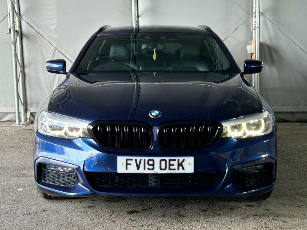 BMW 5 Series 2.0 520D M Sport Touring Xdrive Euro 6 Ss FV19OEK Blue #4