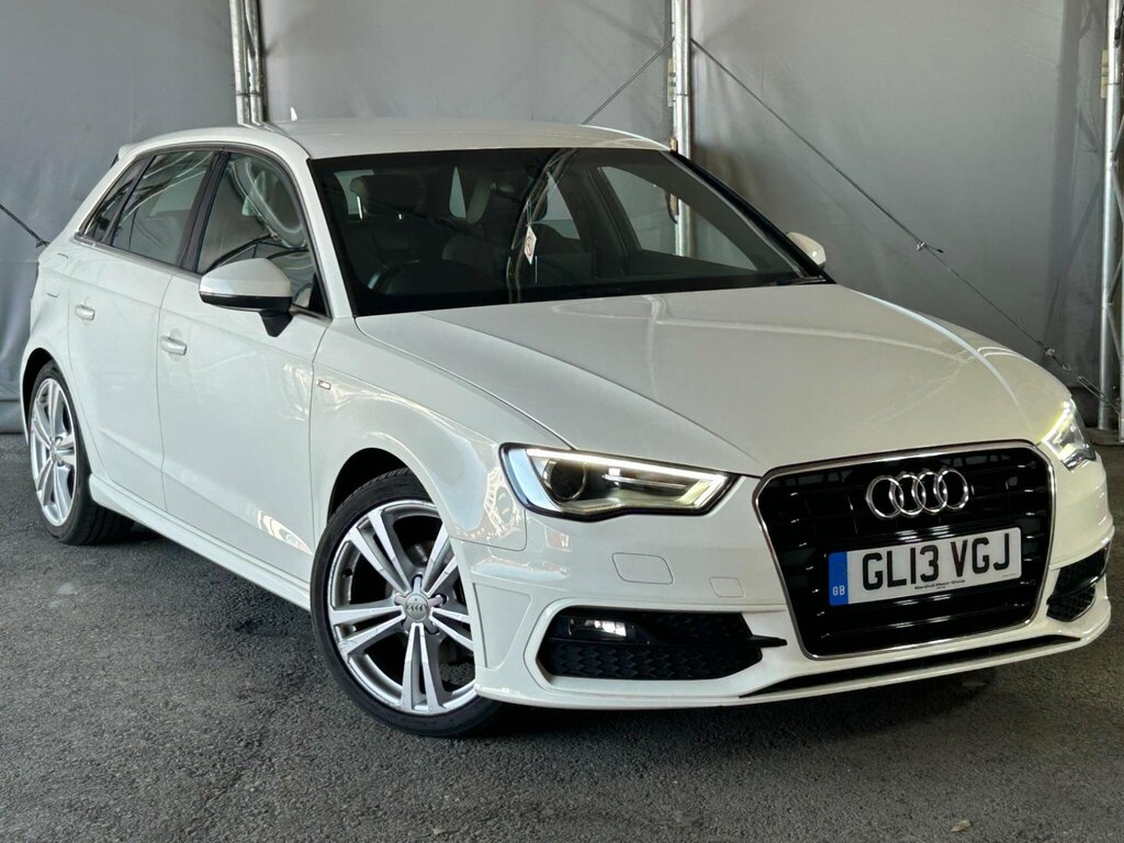 Audi A3 2.0 Tdi S Line Sportback Euro 5 Ss White