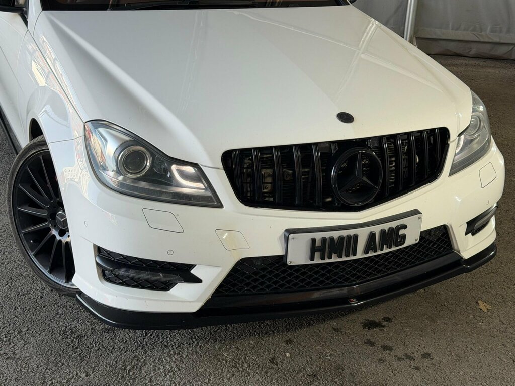 Mercedes-Benz C Class 3.0 C350 Cdi V6 Blueefficiency Amg Sport Plus G-tr White #2