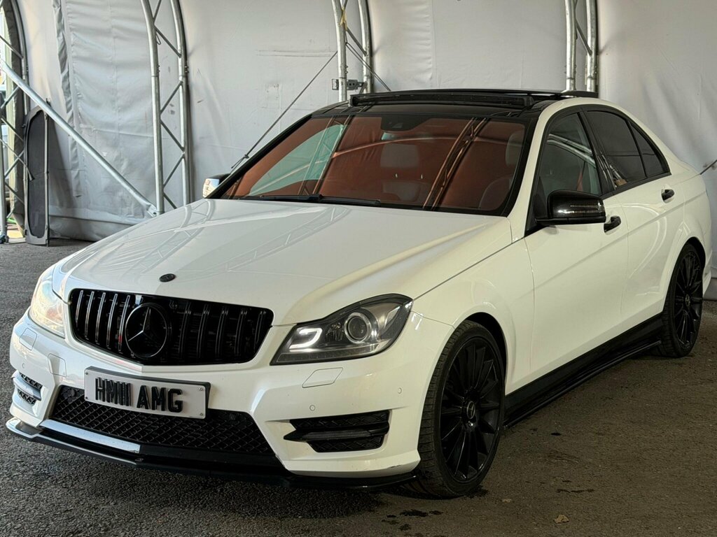 Mercedes-Benz C Class 3.0 C350 Cdi V6 Blueefficiency Amg Sport Plus G-tr White #3