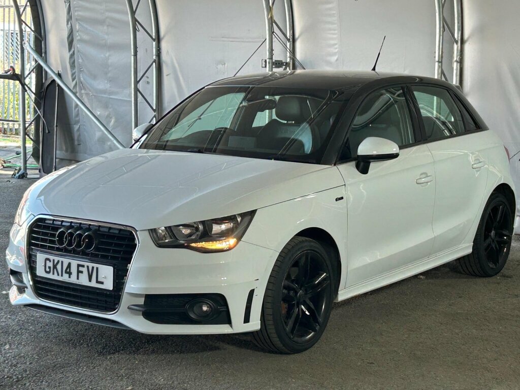 Audi A1 1.6 Tdi S Line Sportback Euro 5 Ss White #3