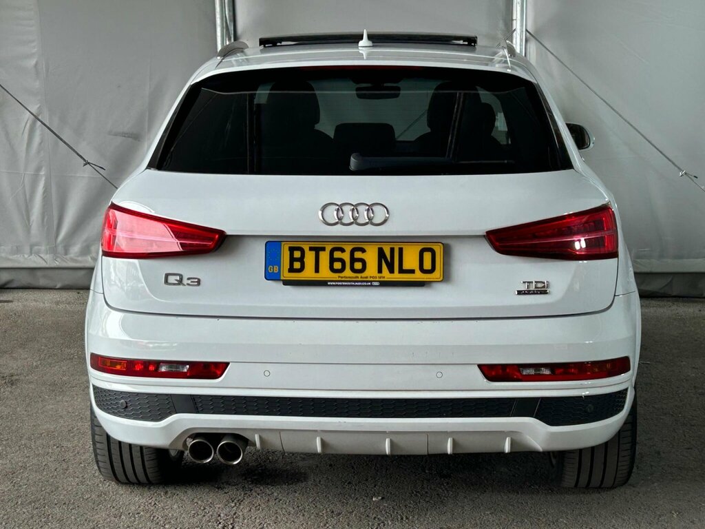 Audi Q3 2.0 Tdi S Line Plus S Tronic Quattro Euro 6 Ss White #5