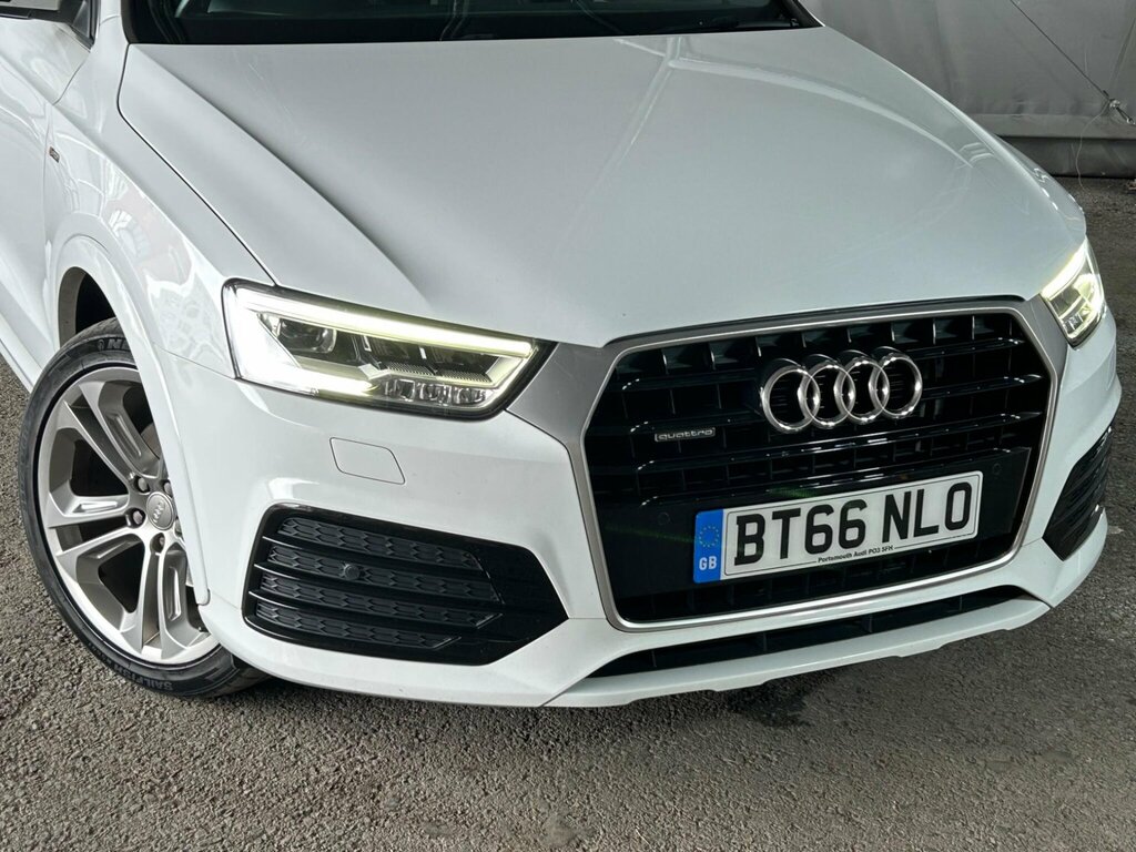 Audi Q3 2.0 Tdi S Line Plus S Tronic Quattro Euro 6 Ss White #2