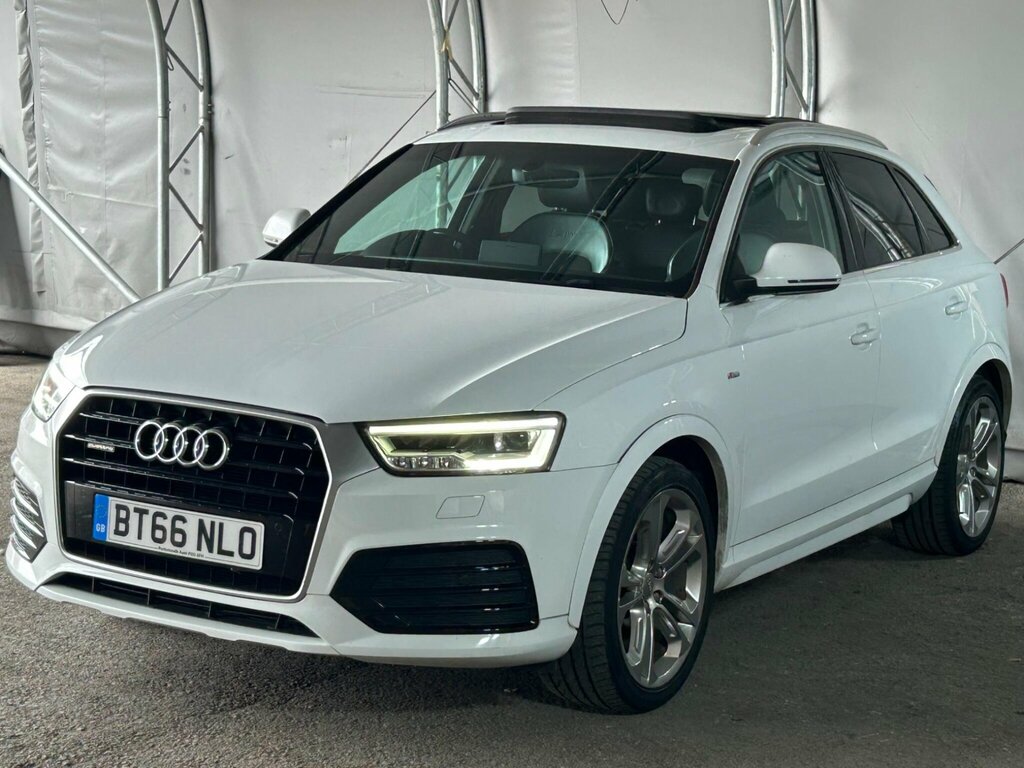 Audi Q3 2.0 Tdi S Line Plus S Tronic Quattro Euro 6 Ss White #3