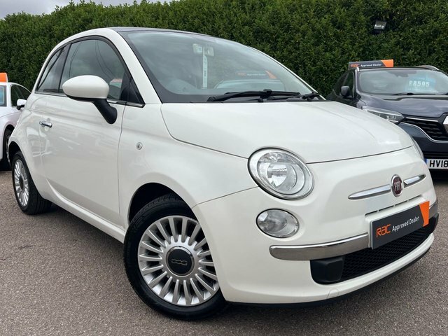 Fiat 500 2013 1.2 Lounge Hatchback Euro 6 LL63TGF White #3