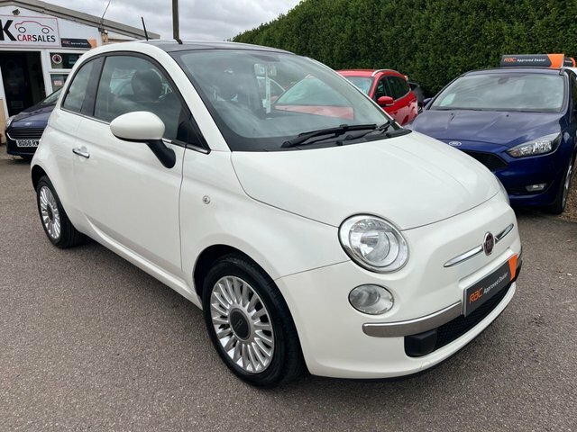 Fiat 500 2013 1.2 Lounge Hatchback Euro 6 LL63TGF White #4
